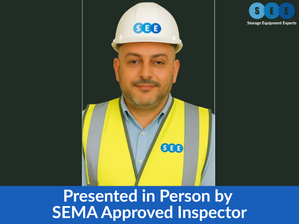 Presented in person by a SEMA Approved Inspector